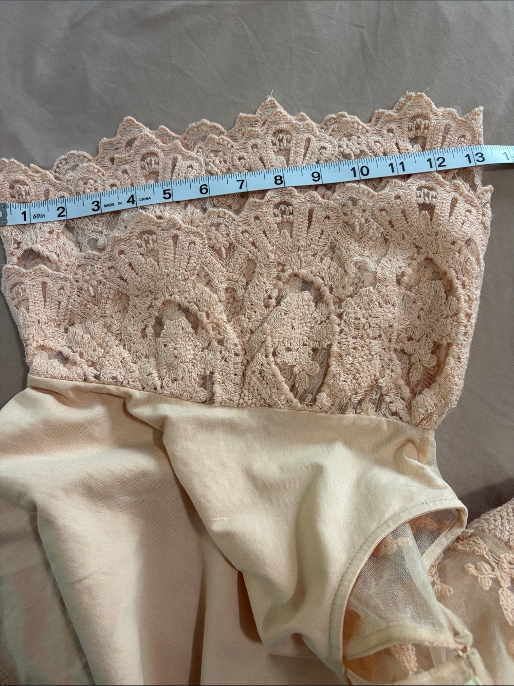 Forever That Girl Women's Lace Flutter Sleeve Blouse in Blush - Picture 13 of 14